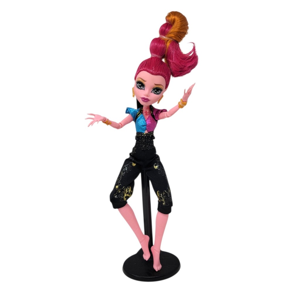 Monster High Gigi Grant 13 Wishes G1 Doll Genie Hair Ball No Shoes 2013
